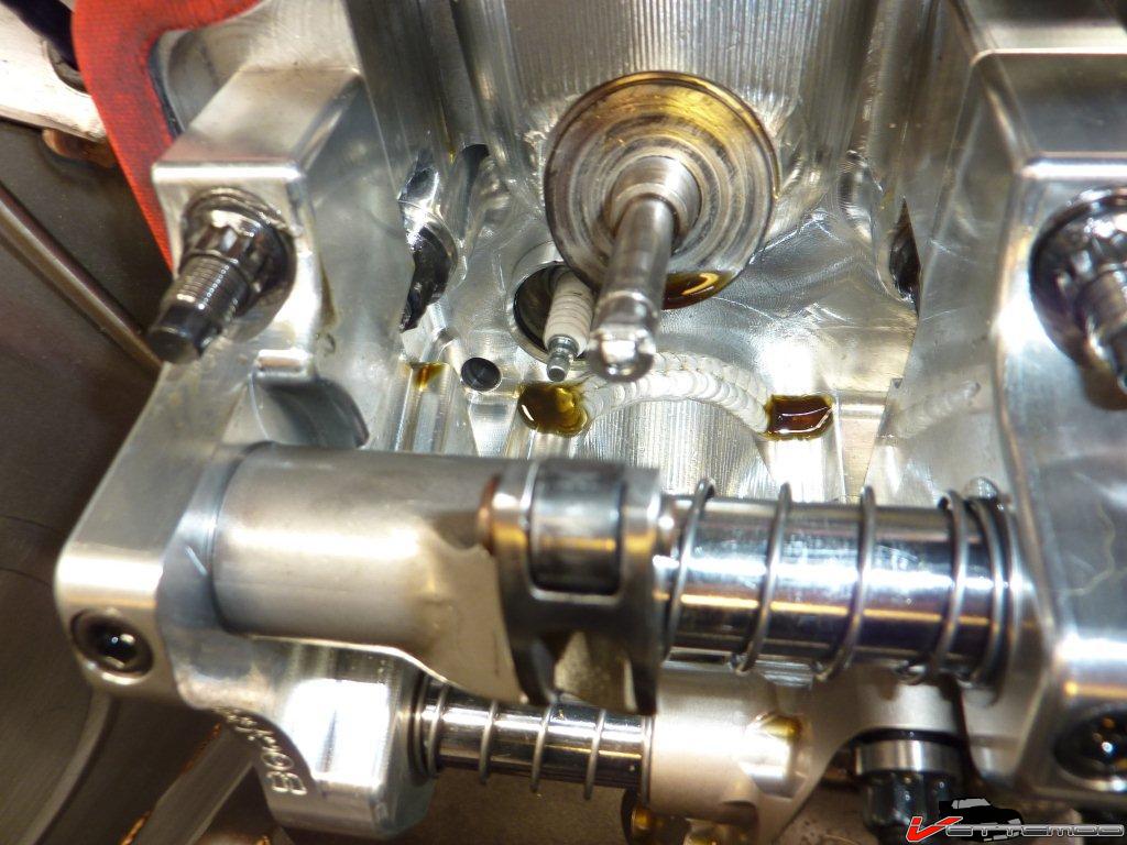 Piston pin galling in a drag race engine